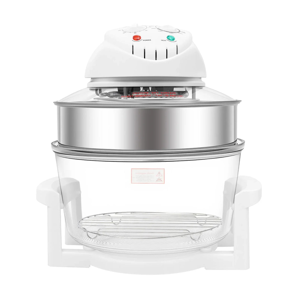 17.96QT Large Capacity Digital Air Fryer Oven 1200W–1400W with 360° Hot Air Circulation