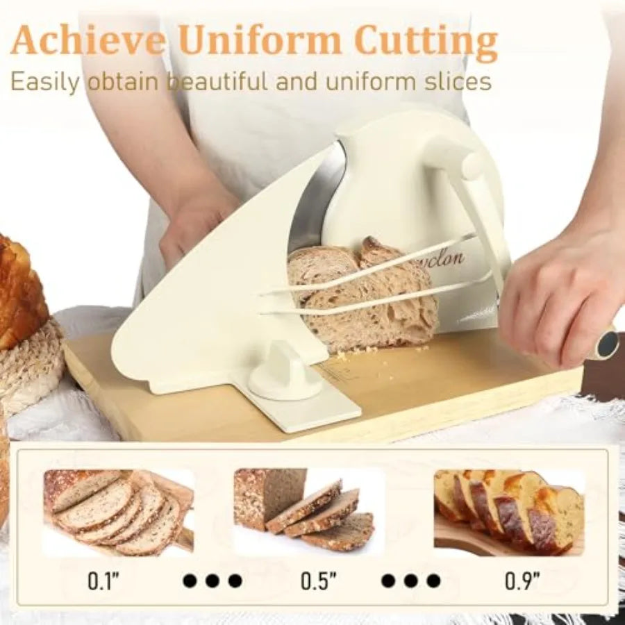 CrankCut™ Bread Cutter — Easy Hand-Crank Precision Slicing