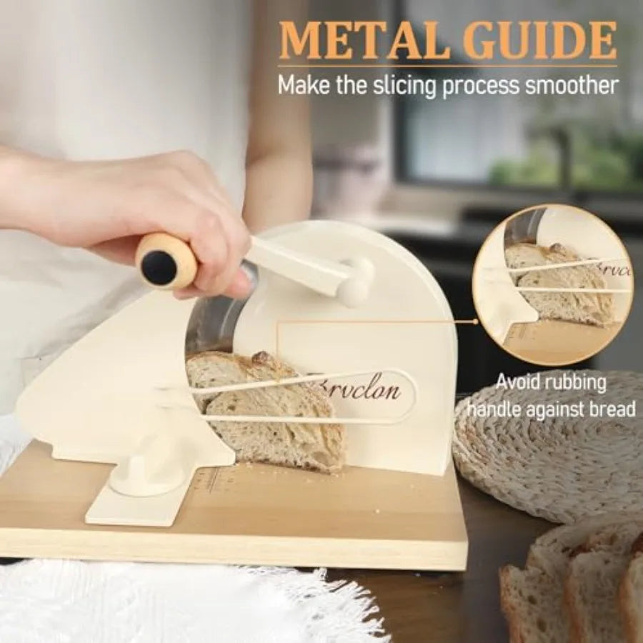 CrankCut™ Bread Cutter — Easy Hand-Crank Precision Slicing