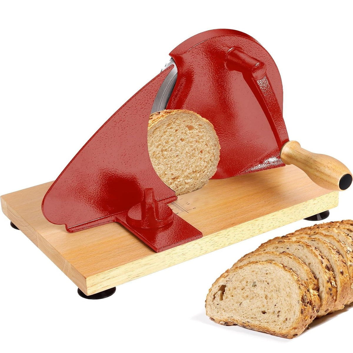CrankCut™ Bread Cutter — Easy Hand-Crank Precision Slicing
